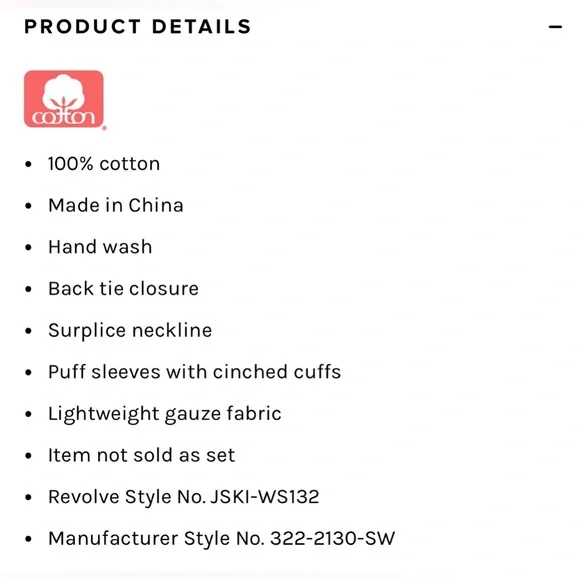 Jonathan Simkhai Mila Puff Sleeve Wrap Top and Hart Belted Shorts Set - Picture 7 of 8